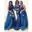 Gorgeous Mismatched Formal Pretty Wedding Party Long Bridesmaid Dresses, WG488 - Wish Gown