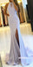 Elegant Halter Side Split Mermaid Long Prom Dresses PG1221