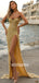 Sexy Sparkle Side Split Beaded Long Prom Dresses PG1160