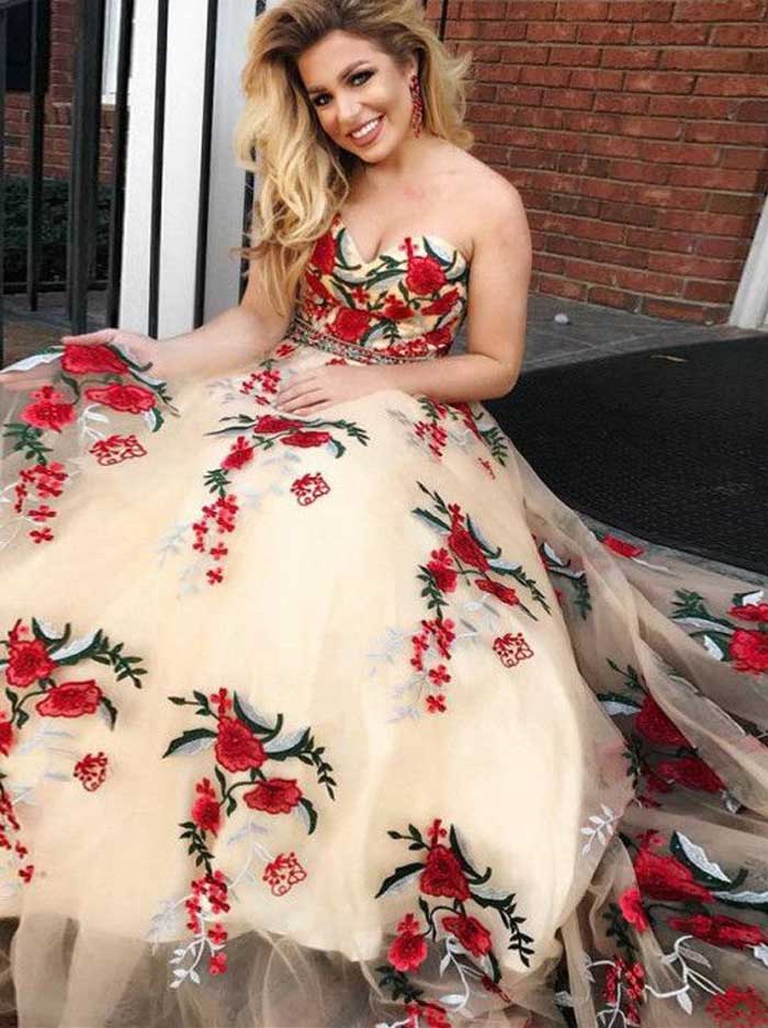 Sweetheart Formal A Line Inexpensive Long Prom Dresses, SG106