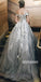 Off the Shoulder Tulle Applique Charming Cheap Long Evening Prom Dress, WG1124