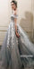 Off the Shoulder Tulle Applique Charming Cheap Long Evening Prom Dress, WG1124