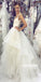 Popular Charming Spaghetti Strap Simple Elegant Long Wedding Prom Dress, WG1131