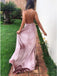 Popular Sexy Open Back Simple Side Split Cheap Long Prom Dress, PD0126