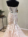 Sweetheart Mermaid Lace Up Back Inexpensive Long Wedding Dress, WG699