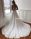 A-line Spaghetti Strap Long Wedding Dresses YH1110