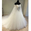 Affordable Off the Shoulder Charming Long Wedding Dresses, WG1236